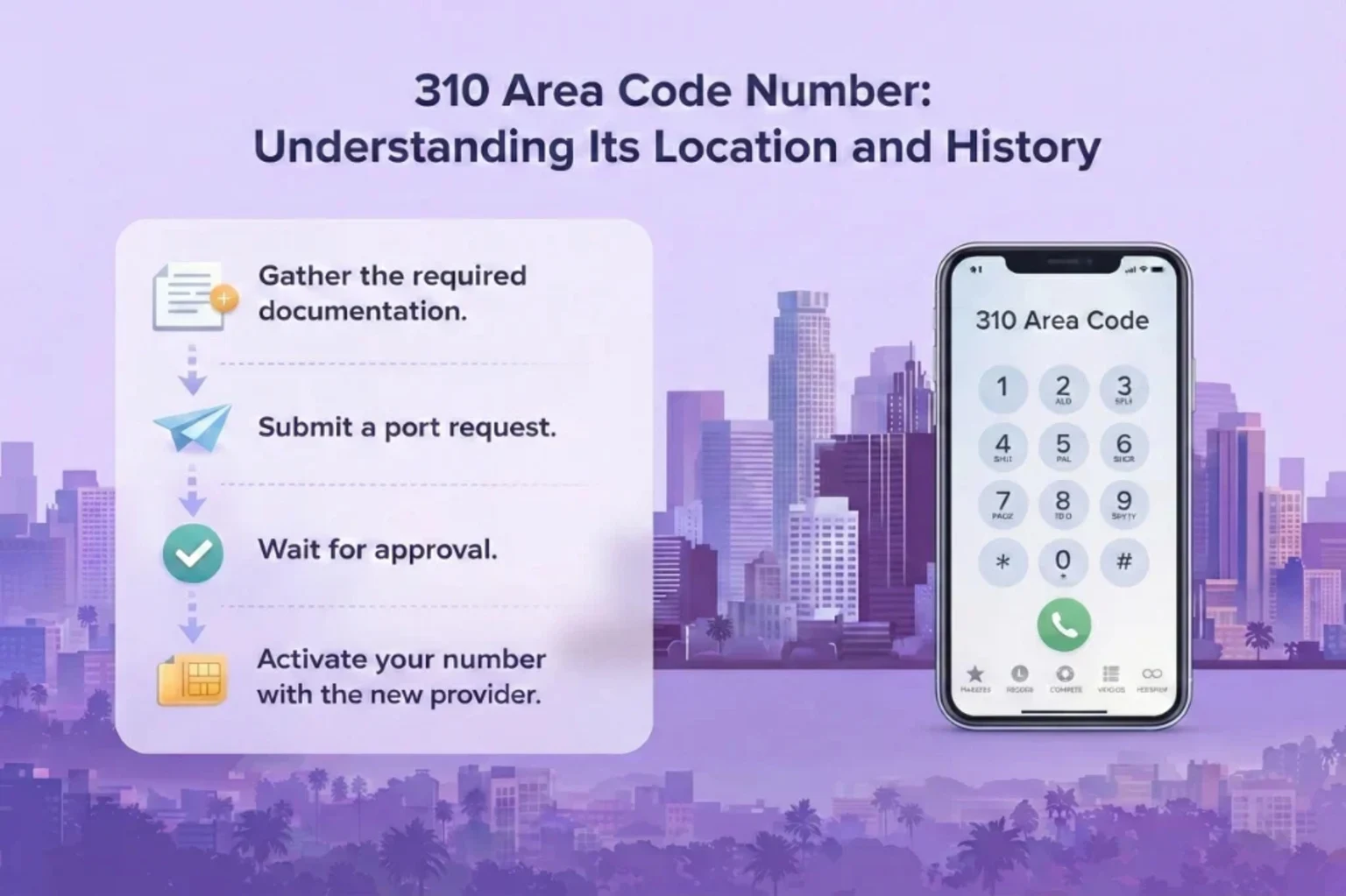 310 Area Code Number