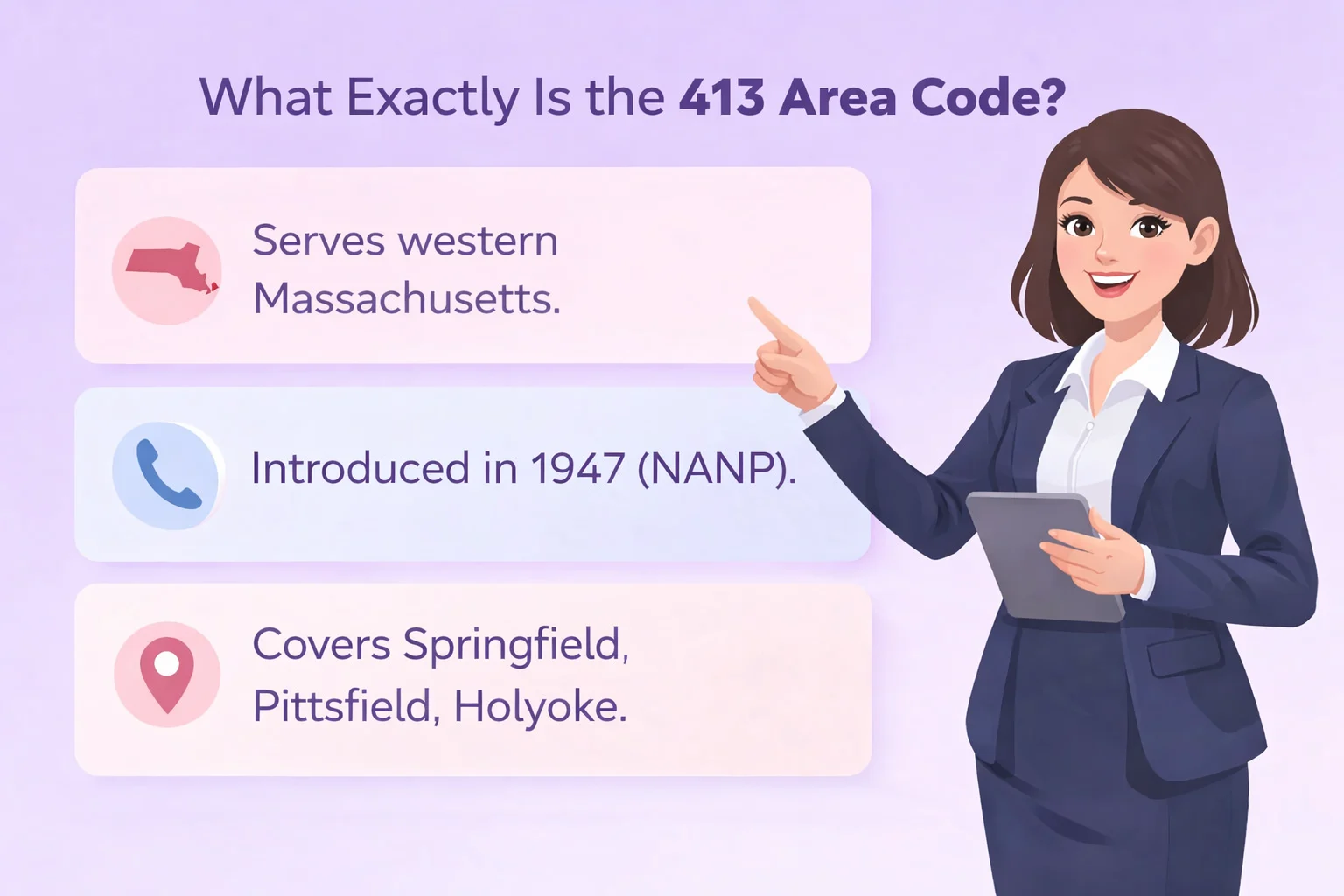 What is the 413 Area Code?