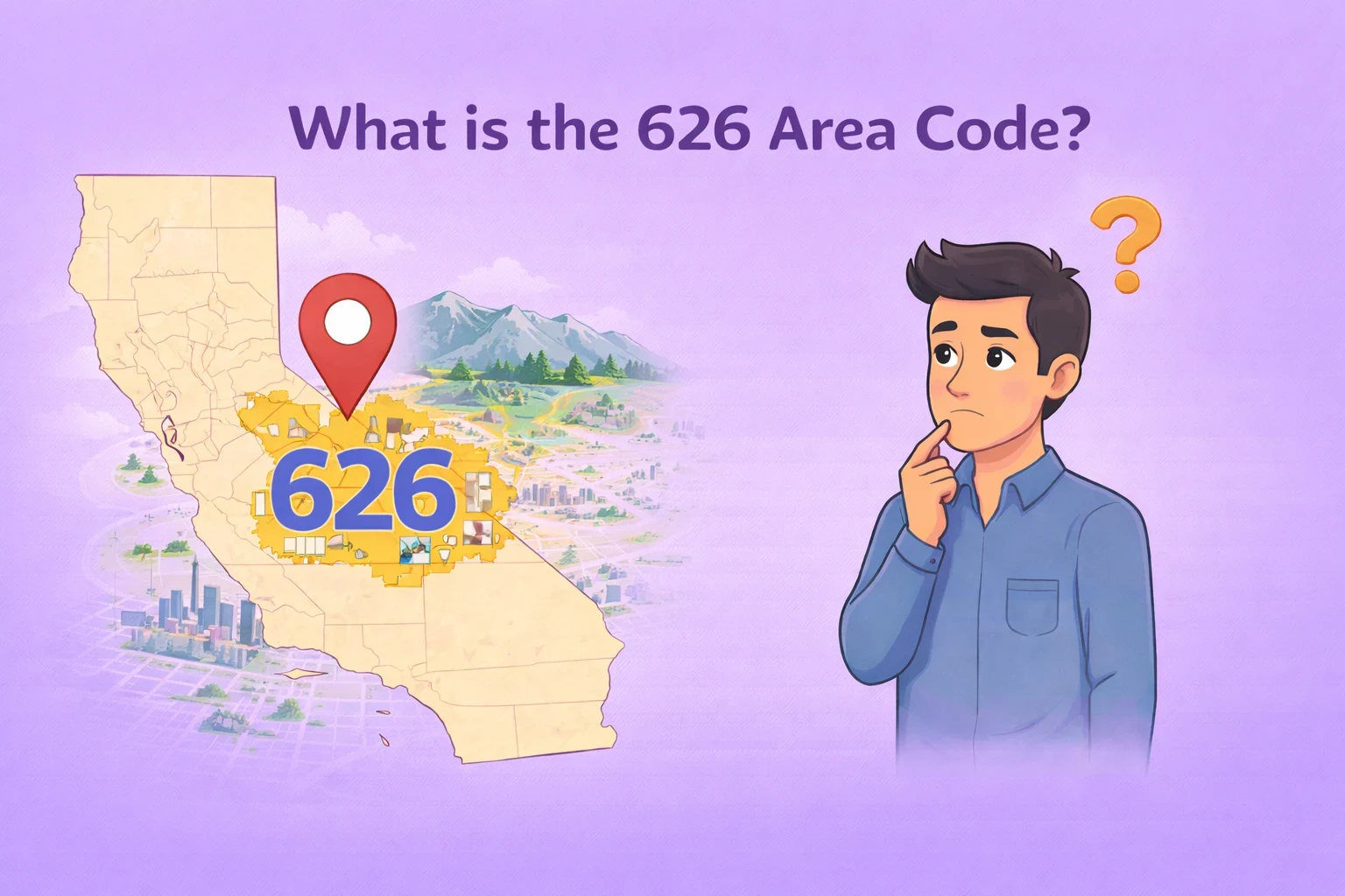 What is 626 area code