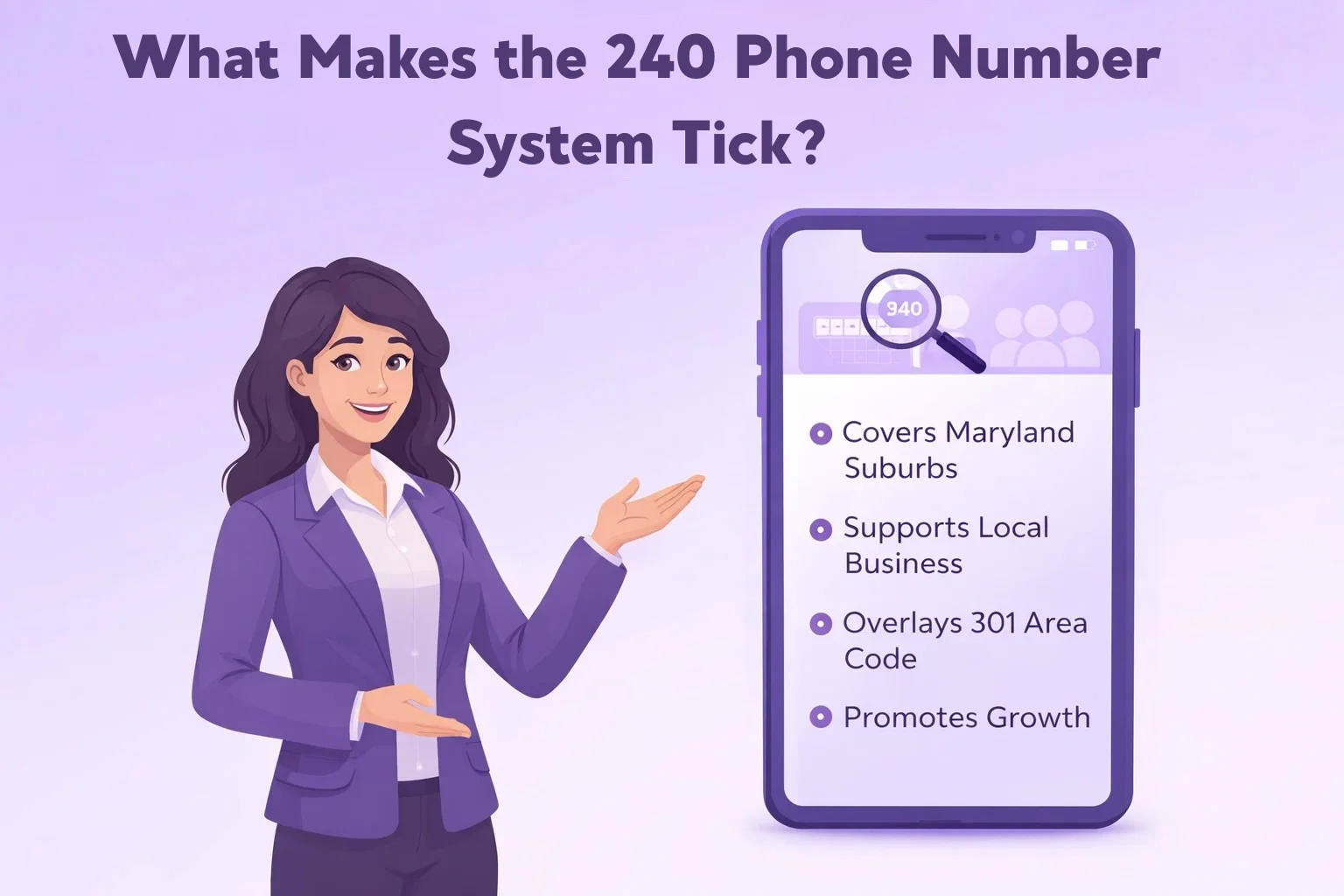 What Drives the 240 Phone Number System?