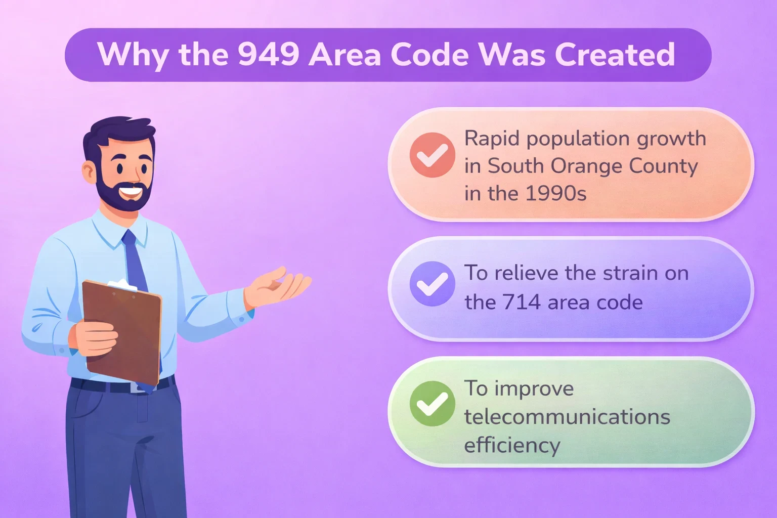 Why the 949 Area Code Was Created