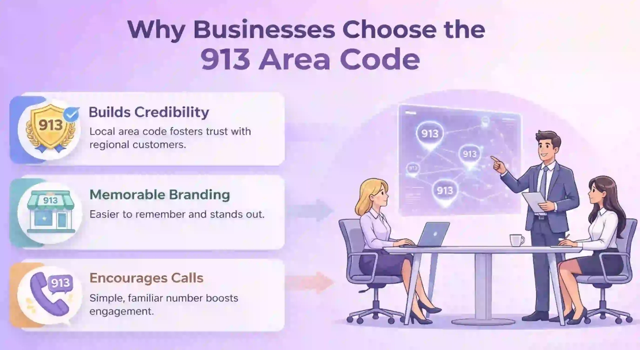 913 Area Code Benefits