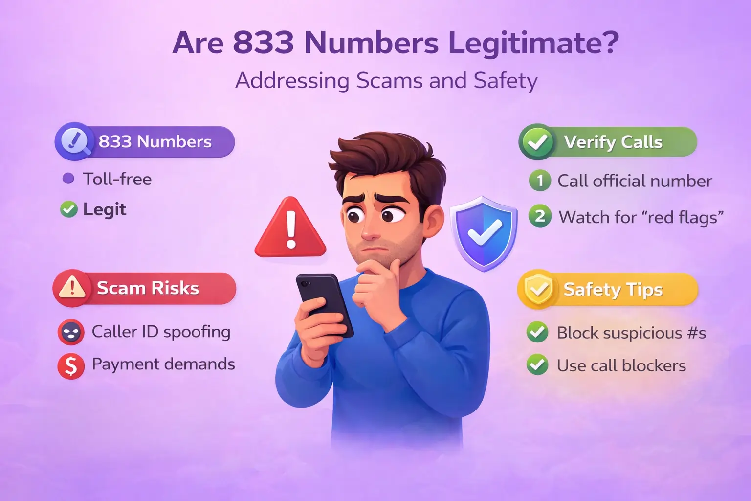 Are 833 Numbers Authentic? Tackling Scams and Ensuring Safety