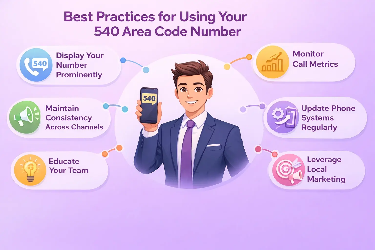Best Practices for Using Your 540 Area Code Number