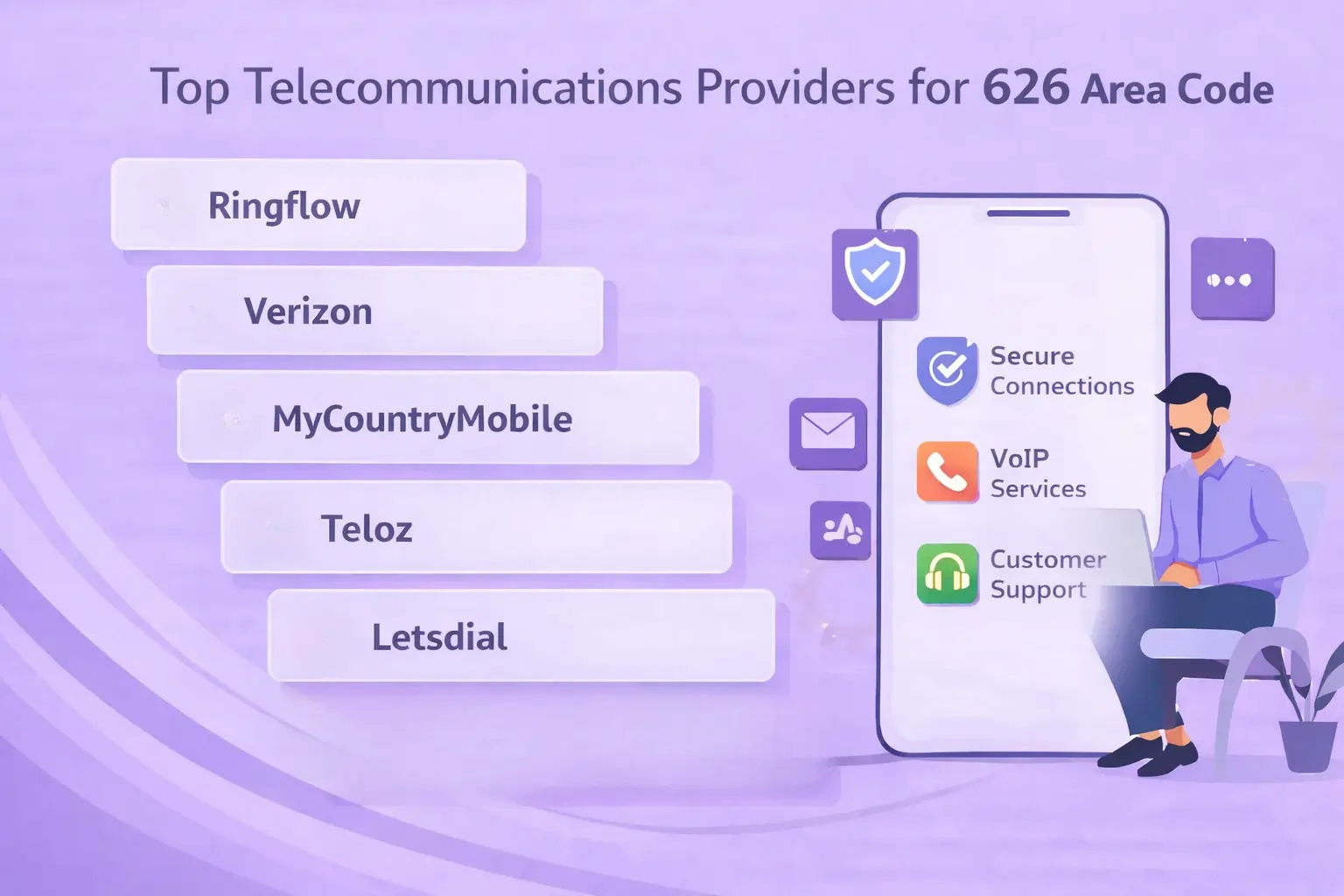 Best Communications Providers for 626 Numbers