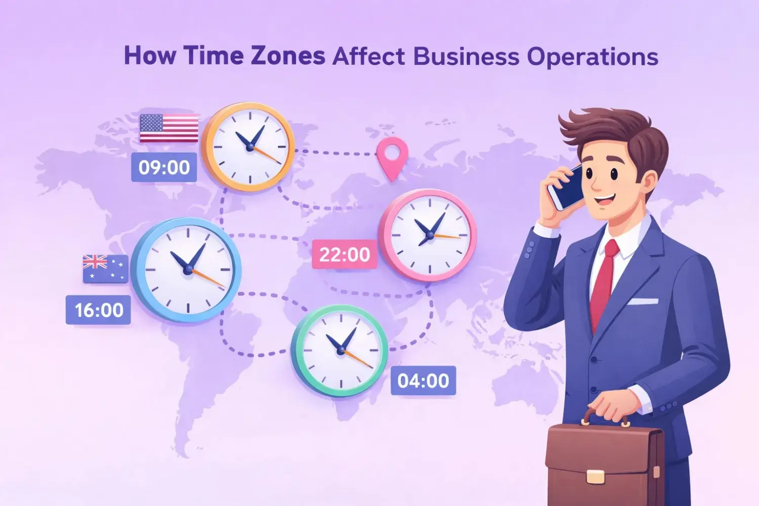 The Impact of Time Zones on Business Operations