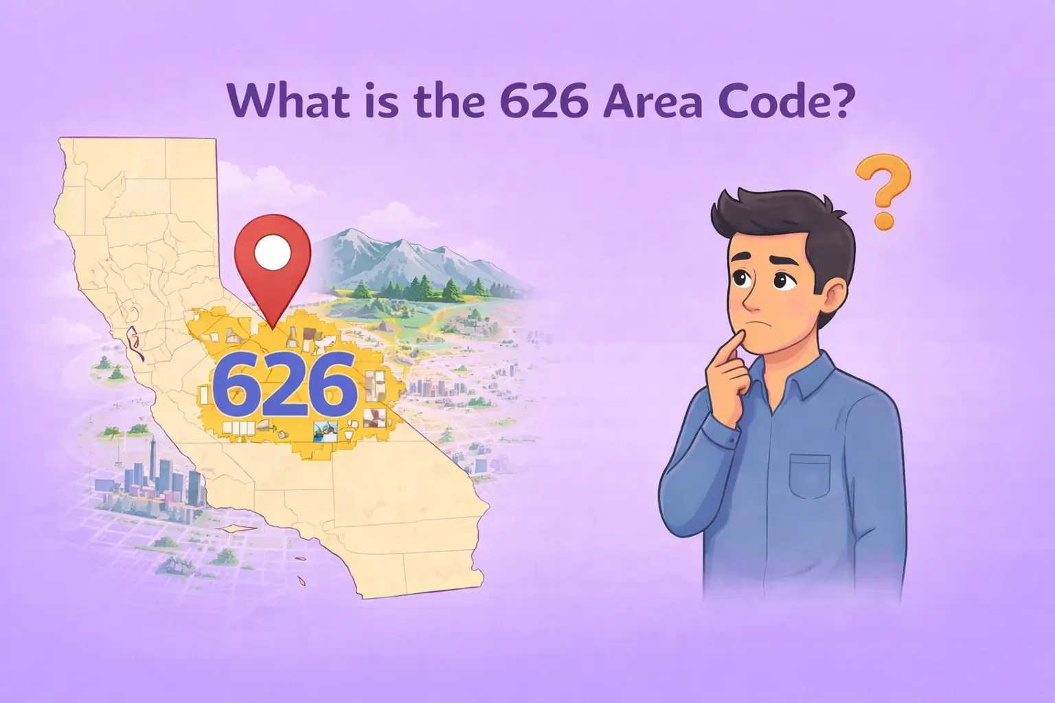What Does the 626 Area Code Represent?