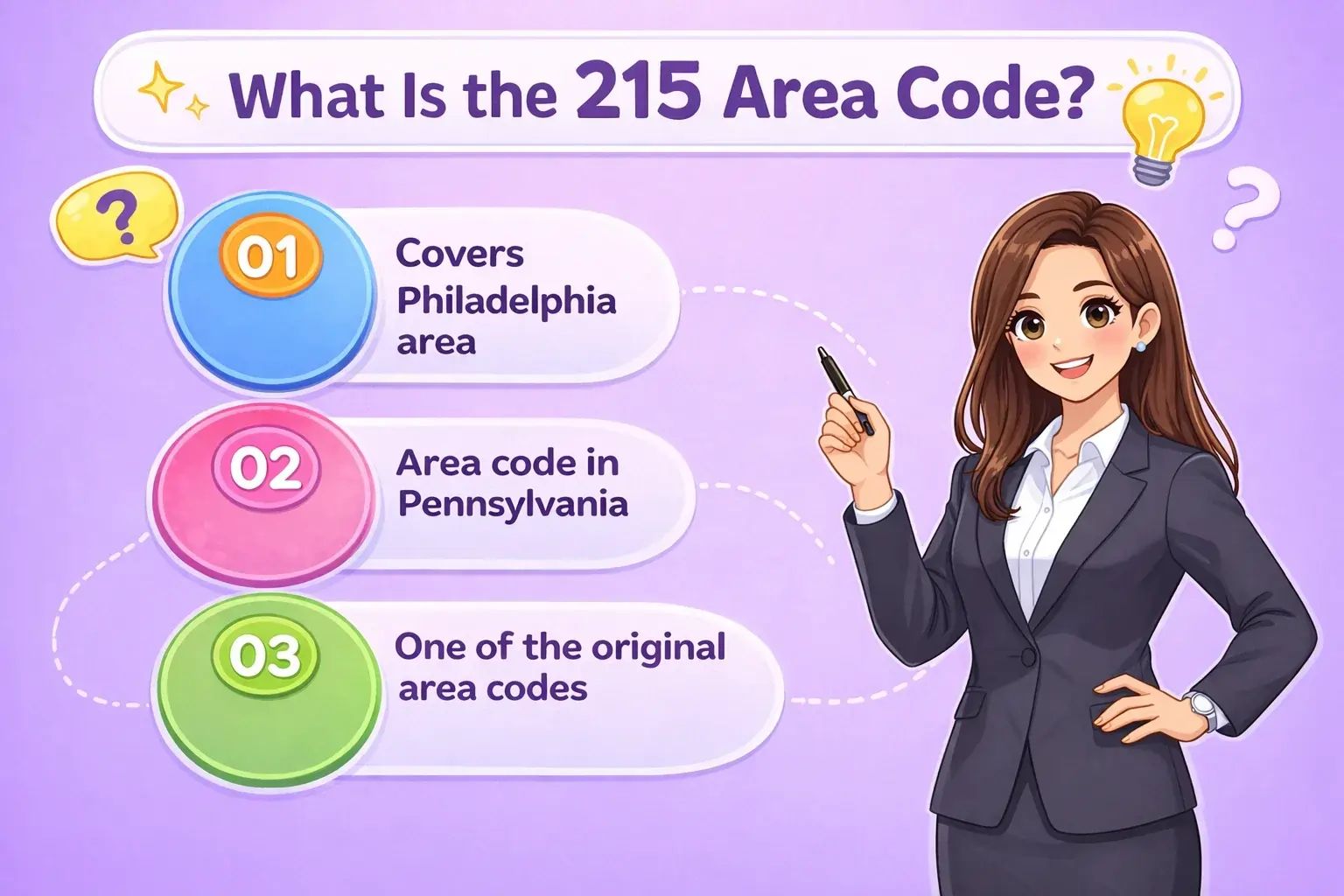 What is the 215 Area Code